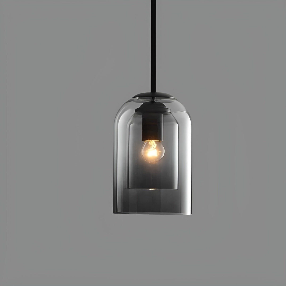 ScandiLume Light - Nordisk Postmodern Pendellampa med Dubbel Glas Carvallo
