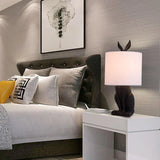 DesignGlow - Maskerad Kanin Bordslampa i Modern Stil Carvallo