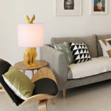 DesignGlow - Maskerad Kanin Bordslampa i Modern Stil Carvallo