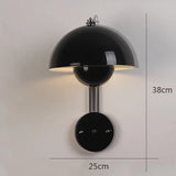 NightBud - Modern vägglampa med svampdesign Carvallo