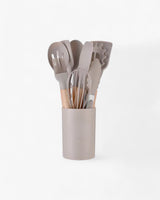 Carvallo – Miljövänligt Silikon Kökset med Bambu Handtag (12-delar) Carvallo