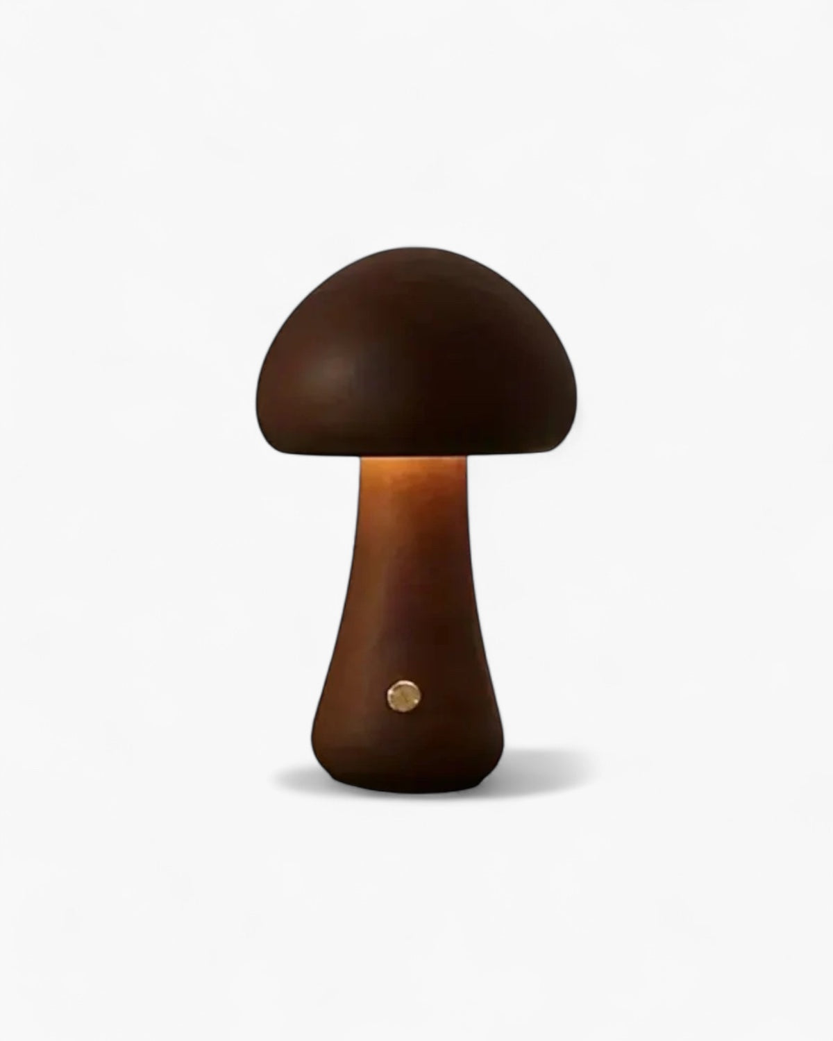 Carvallo Mushroom Glow – Träbordslampa med Organisk Form och Varm Atmosfär Carvallo