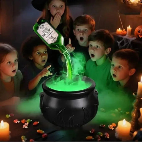 Mystic Witch Cauldron Prop – Flytande trolldryckflaska med dimmig rökeffekt MILA Sverige