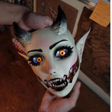 Gotisk Babydoll-ansiktsmask – Mörk cosplay- och rollspelskostymtillbehör MILA Sverige