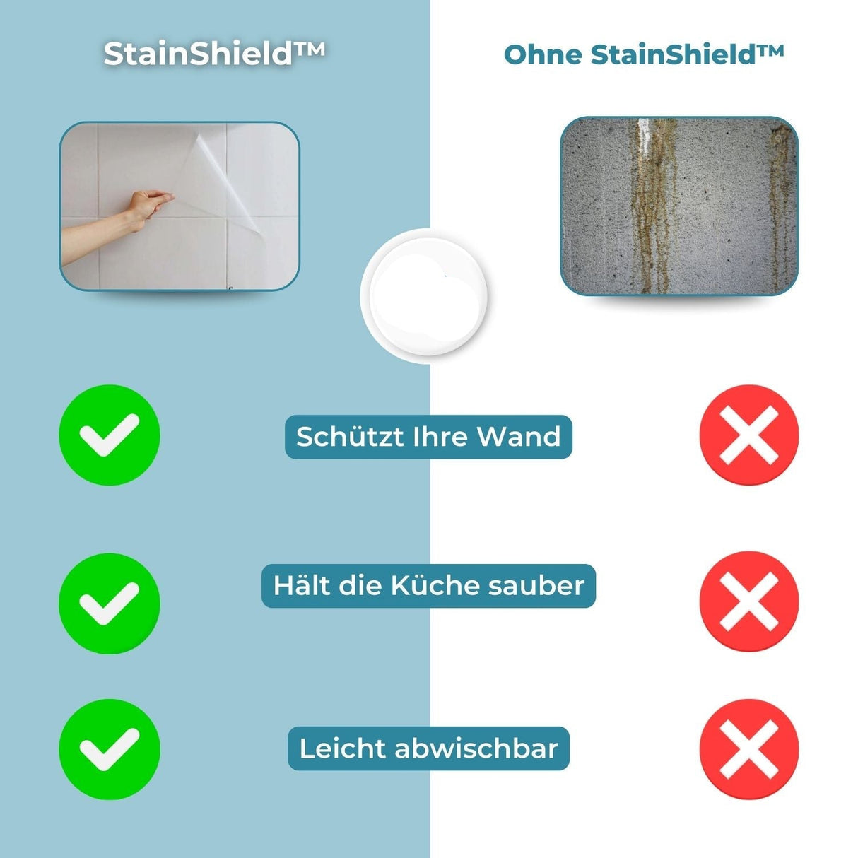 Carvallo - Klistermärke för skydd mot smuts Carvallo