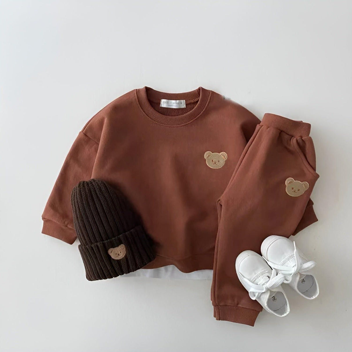 Cozy Cubs - Unisex-Babybjörnar Passande Set för Spädbarn - Tvådelat Set - Tröja och Byxor Carvallo
