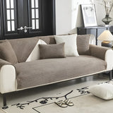 PuffSoft Soffaöverdrag – Plyschsammet, halkfritt överdrag för ultimat komfort och stil Carvallo