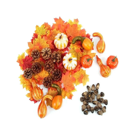 PumpkinCharm Dekor - Konstgjord Höstdekoration Pumpa för Halloween Carvallo