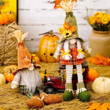 PumpkinElf Ornament - Elf Dwarf Plush Ornamenter Carvallo