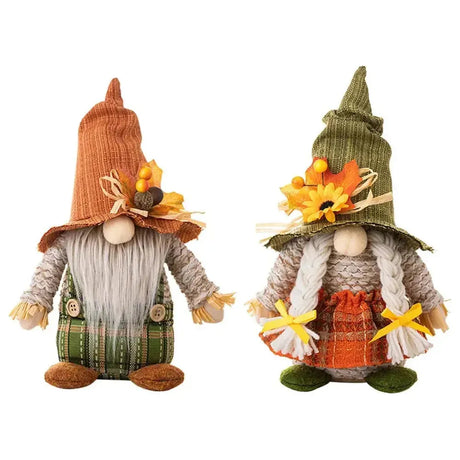 PumpkinElf Ornament - Elf Dwarf Plush Ornamenter Carvallo
