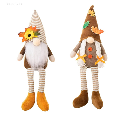 PumpkinElf Ornament - Elf Dwarf Plush Ornamenter Carvallo