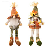 PumpkinElf Ornament - Elf Dwarf Plush Ornamenter Carvallo