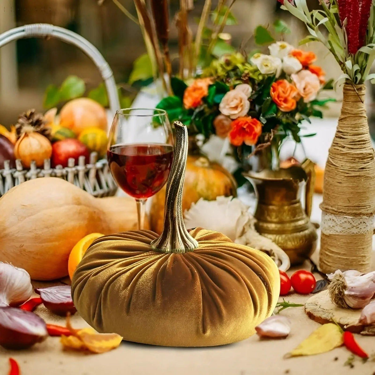 PumpkinPlush – Handgjord mjuk Halloween-pumpalyktkudde Elegare Carvallo