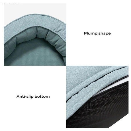 PupDreams Säng - Mjuk & Andningsbar Ortopedisk Stor Hundsäng Carvallo