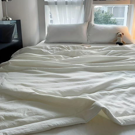 Lätt sommaröverkast – enfärgat, lätt sommaröverkast för komfort Carvallo