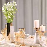 Pyramid Guld Marmor Ljushållare Carvallo