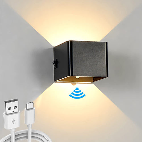 VoltQube – Uppladdningsbar LED-vägglampa Carvallo