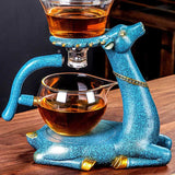 Elegant tekanna i glas med magnetisk infusionsanordning MILA Sverige