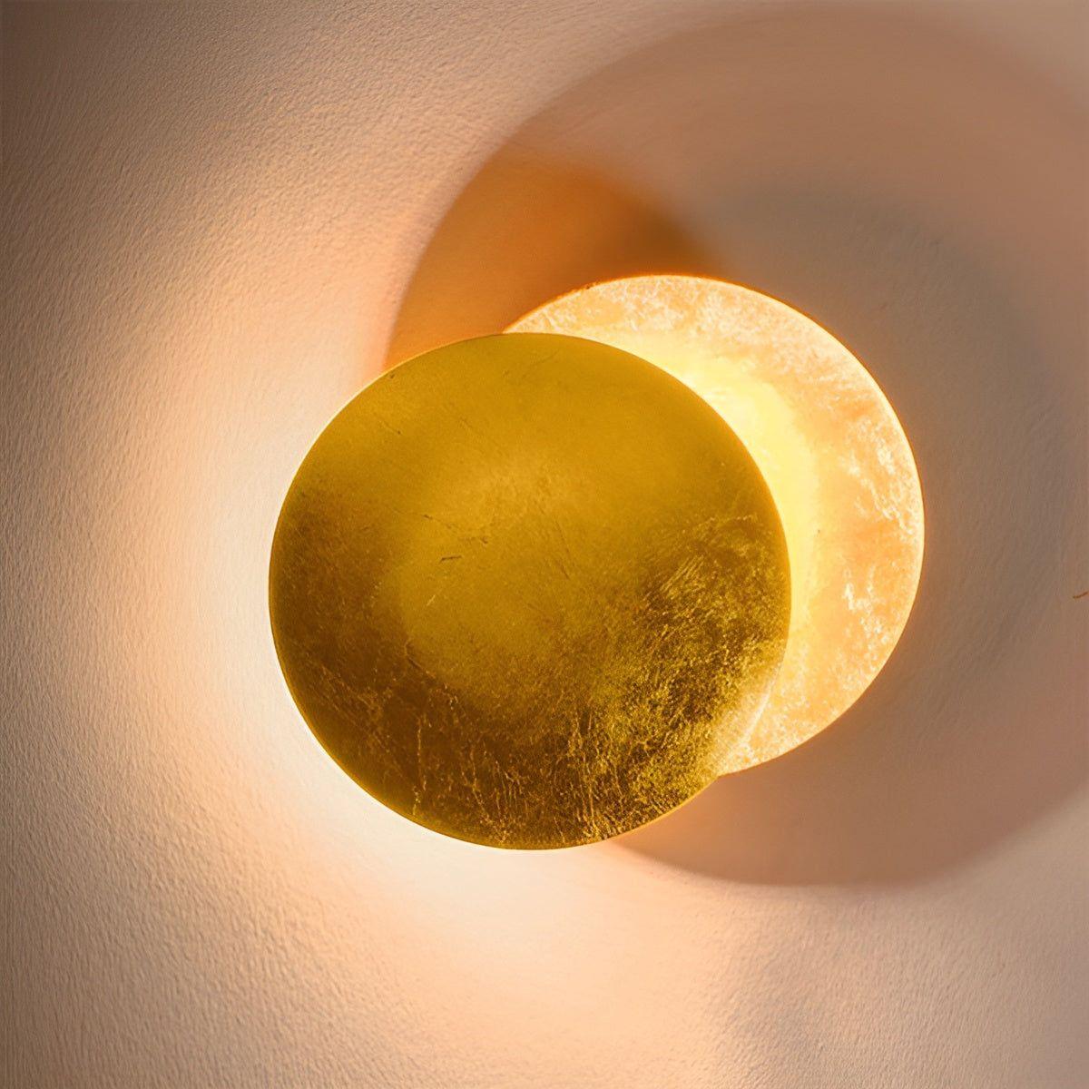 Lunar Shine - Lyxig modern Eclipse-vägglampa för inomhusbruk Carvallo