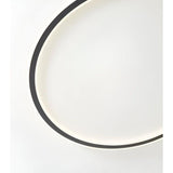 Rund LED-taklampa – Varmvitt ljus för en mysig atmosfär i vardagsrummet Carvallo