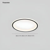 Rund LED-taklampa – Varmvitt ljus för en mysig atmosfär i vardagsrummet Carvallo