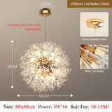 Raku Kristallkrona – Lyxig LED-belysning för modern elegans Carvallo