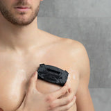 Rakhyvel för rygg hår – Långhandtag rakhyvel för enkel hårborttagning – Dubbelblad design Carvallo