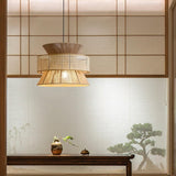 BambooLuxe Light - Italiensk bambus rattan hänglampa Carvallo