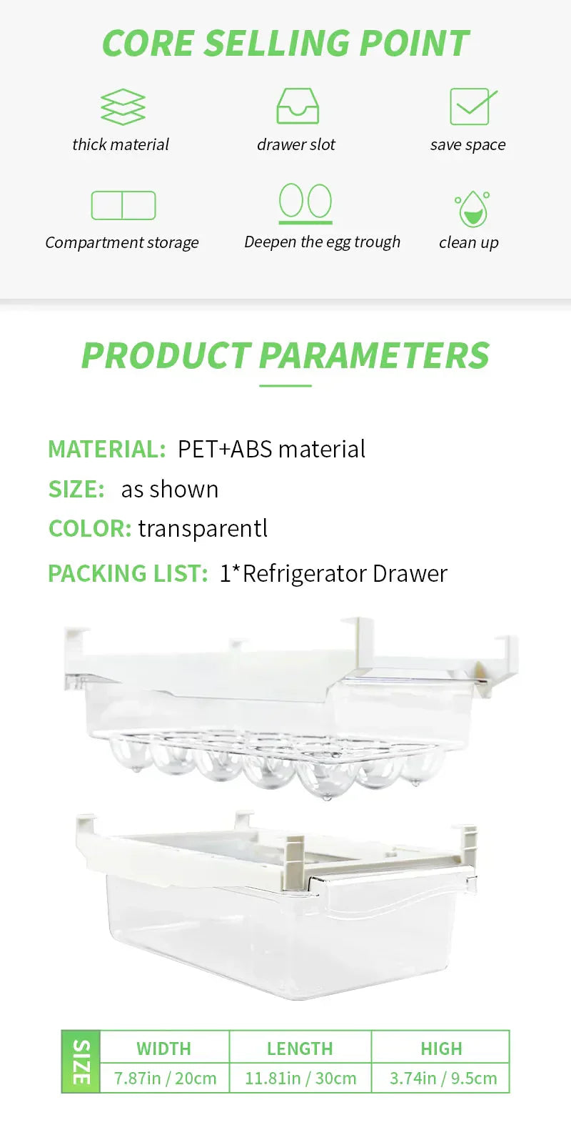 Carvallo – Lyxig Kylorganisatör för Organiserad Färskhet Carvallo