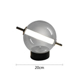 RetroGlass - Vintage Bordslampa med LED-belysning för Stämningsfulla Accentueringar Carvallo