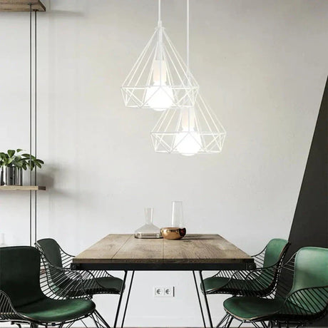 RetroLux - Hänglampa med Industriellt Metallram Carvallo