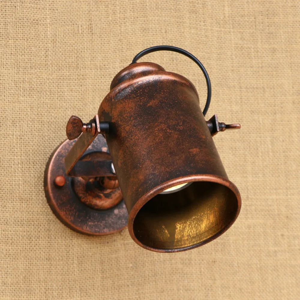 LichtSpin - Vridbar Järn LED Vägglampa Carvallo