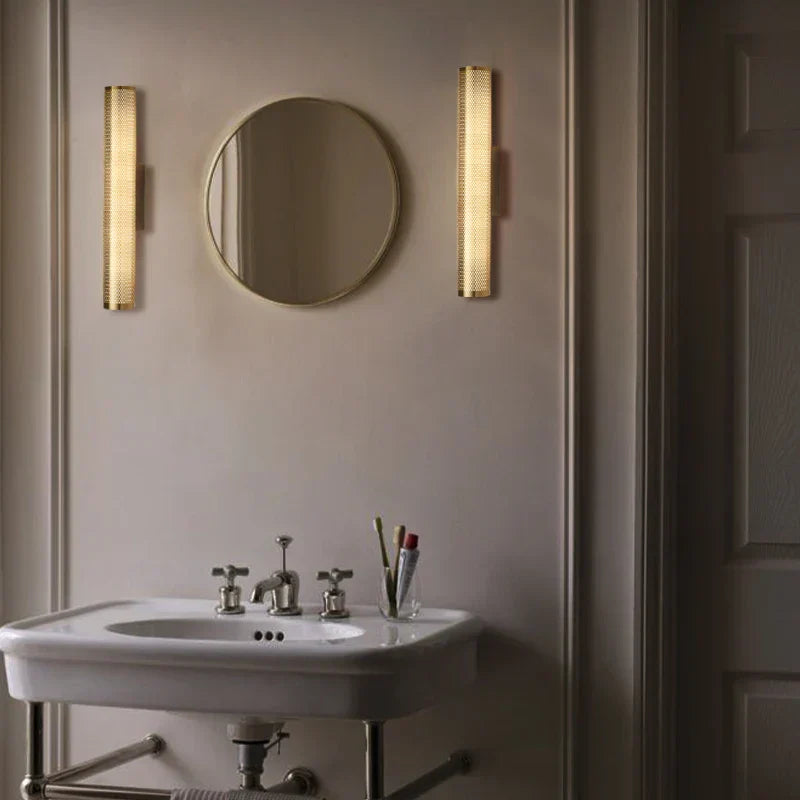 AntiqueGlow - Vintage LED Vägglampa i Mässing – Klassisk Belysning Carvallo