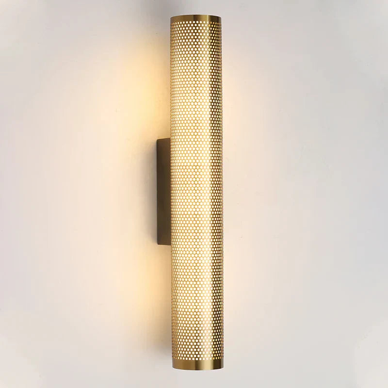 AntiqueGlow - Vintage LED Vägglampa i Mässing – Klassisk Belysning Carvallo