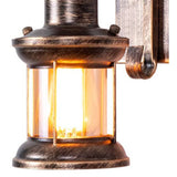 UrbanGlow - Industriell Vintage Vägglampa i Retro Stil för Loft, Café & Vardagsrum Carvallo