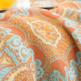 Reversibel Paisley Bohemisk Bomullsfilt Carvallo