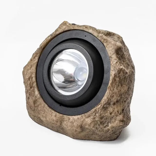 Realistiska Stenformade Utomhus Solenergilampor Carvallo