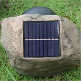 Realistiska Stenformade Utomhus Solenergilampor Carvallo