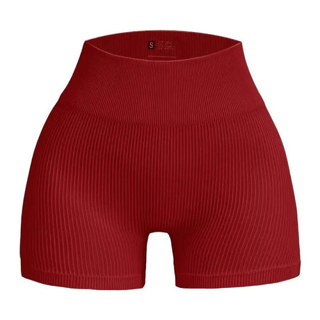 Ribbade Träningsshorts-Hemnix-Röd-S-Hemnix