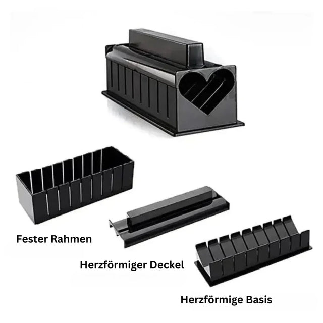 Sushi Rullar Och Skärsats – Praktiskt Sushi Kit Med Mallar Och Tillbehör Carvallo