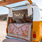 Rosefield Blommig Strand Picknick Resefilt Carvallo