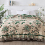 Rosewood Grace Kastanje Colored Cotton Blanket Carvallo