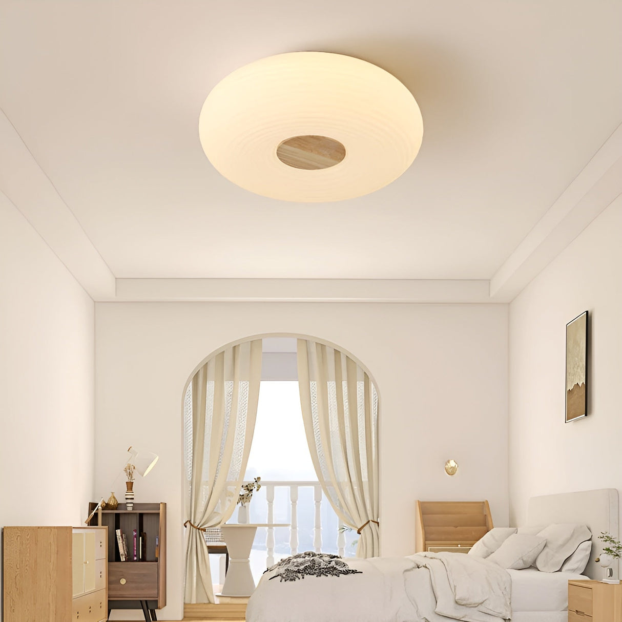 Rund LED Taklampa – Modern, Nordisk Design | Energibesparande & Platt Carvallo