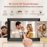 Royallure Frameo 10,1" Digital Fotoram WiFi Smart Fotoram IPS Touch HD Carvallo