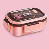 Royallure 1200ML Dubbellager Bento Lunch Box med Fack, Gaffel & Sked, Mikrosäker för Picknick & Kontor Carvallo