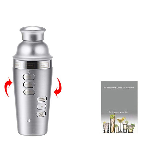 Royallure 22-delars rostfritt stål Boston cocktailshaker-set — Komplett barverktygssats Carvallo