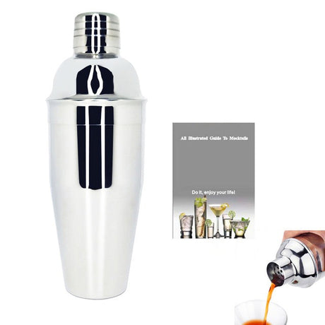 Royallure 22-delars rostfritt stål Boston cocktailshaker-set — Komplett barverktygssats Carvallo