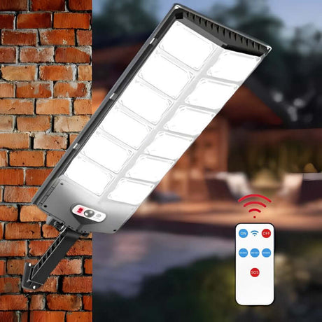 Royallure 250W Solsken Gatubelysning – Rörelsesensor, IP66, All-in-One Utomhusbelysning Carvallo