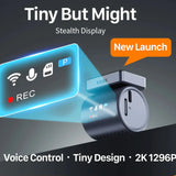 Royallure Mini Dash Cam med WiFi, röststyrning och 24H parkeringsvideoinspelare Carvallo