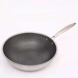 Royallure Rostfritt Stål Non-Stick Stekpanna – 30 cm, Jämn Värme & Hållbar Yta Carvallo